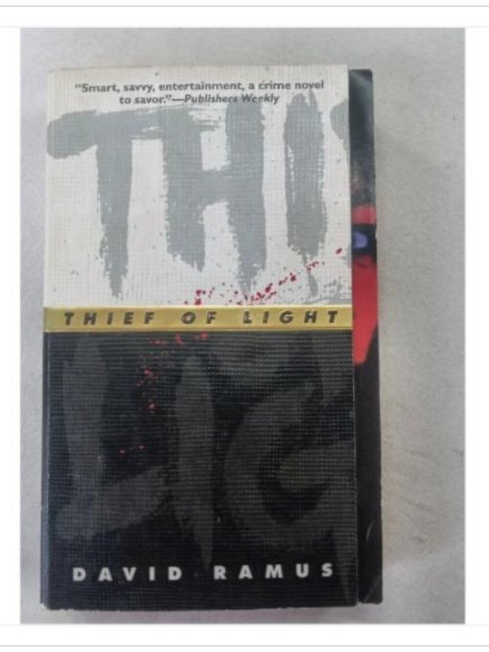 Thief of Light David Ramus 1997 First Edition Mass Market Paperback Book Novel